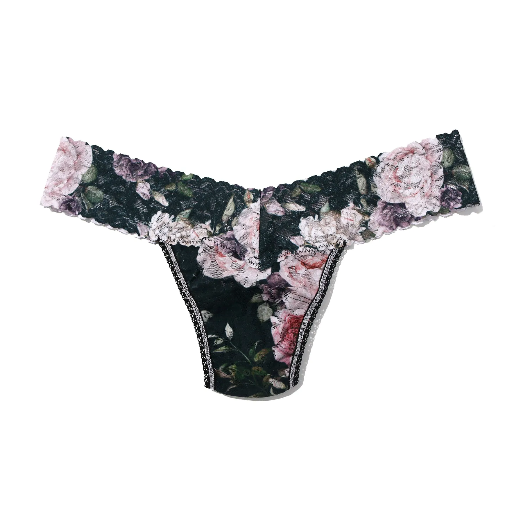 Hanky Panky Printed Lace Low Rise Thong