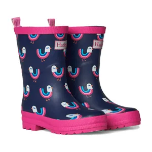 Hatley Rainbow Bird Wellies