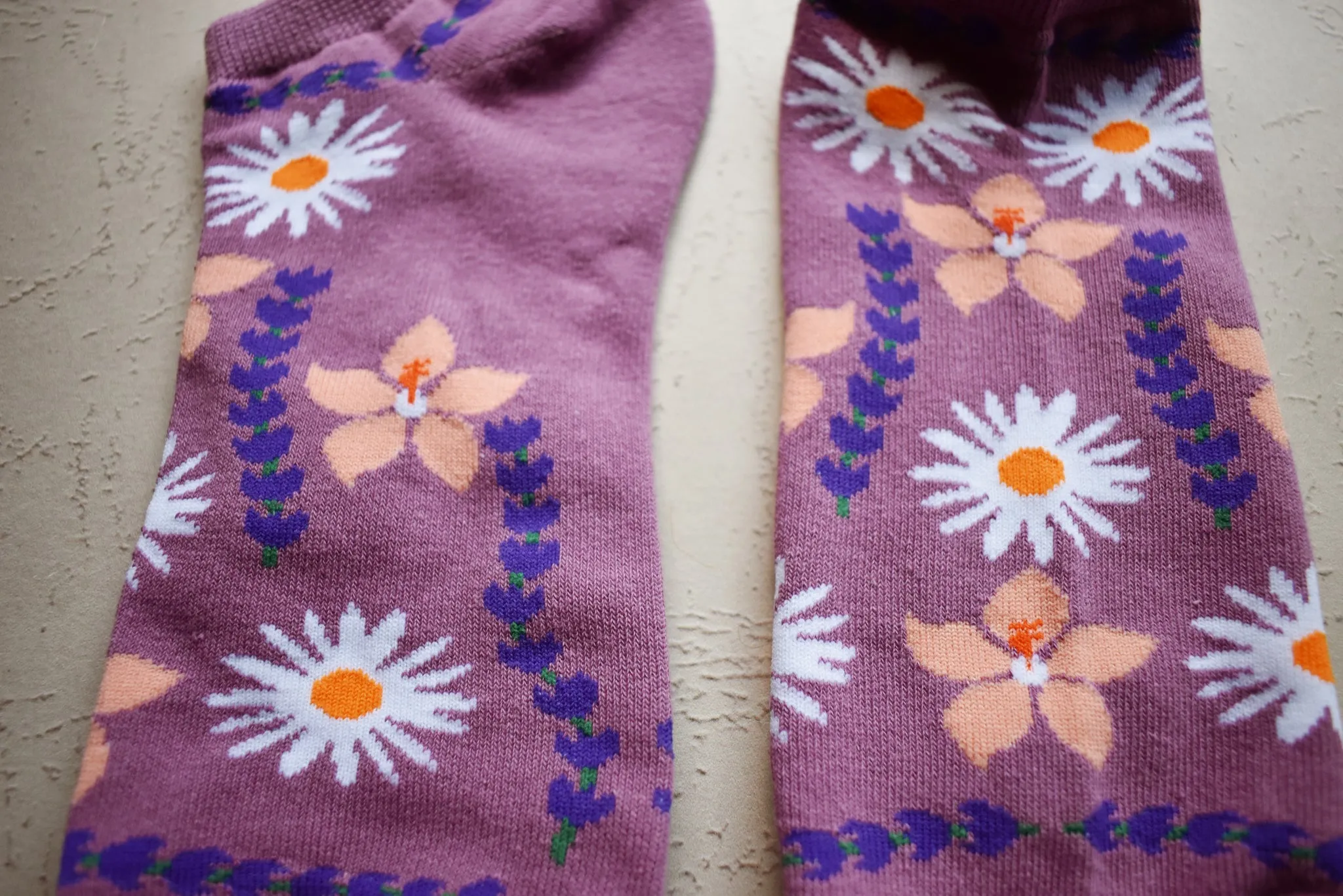 Herbal Flowers Ankle Socks