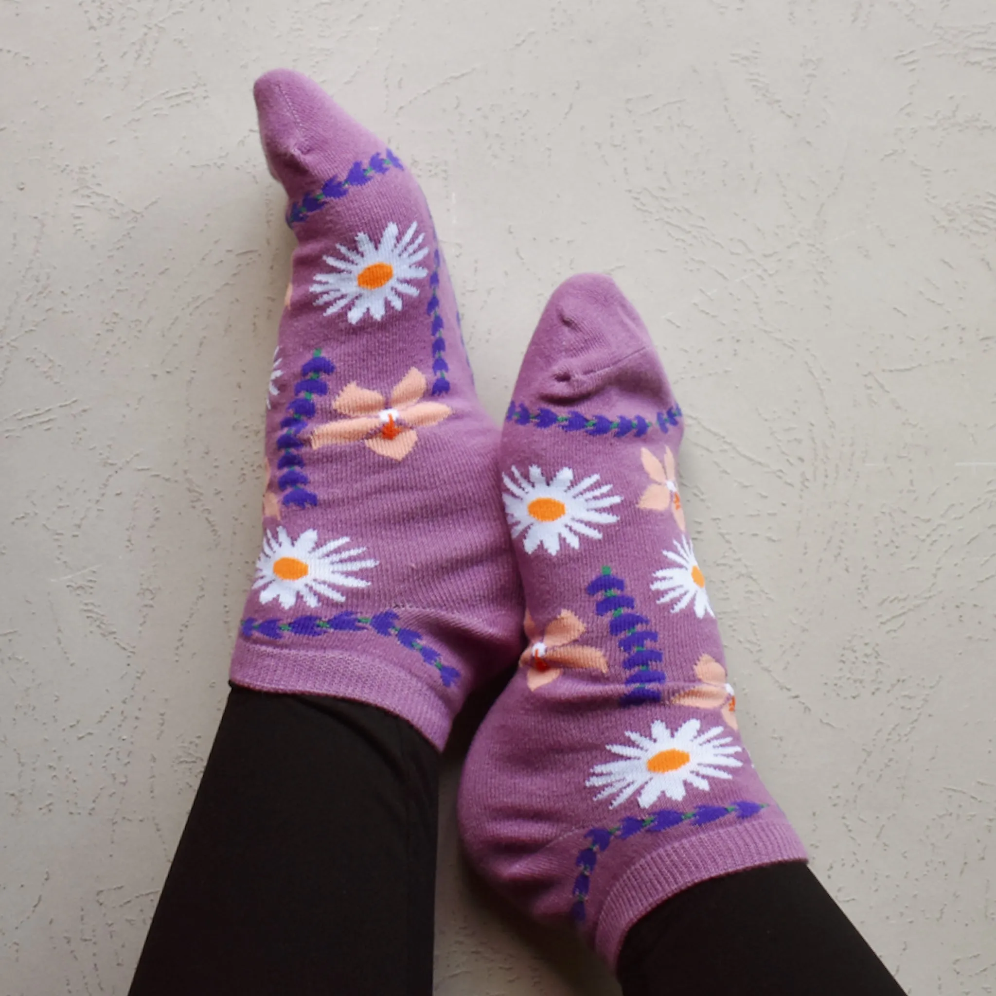 Herbal Flowers Ankle Socks
