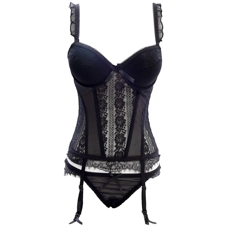 High Elastic Gothic Corset And Bustier