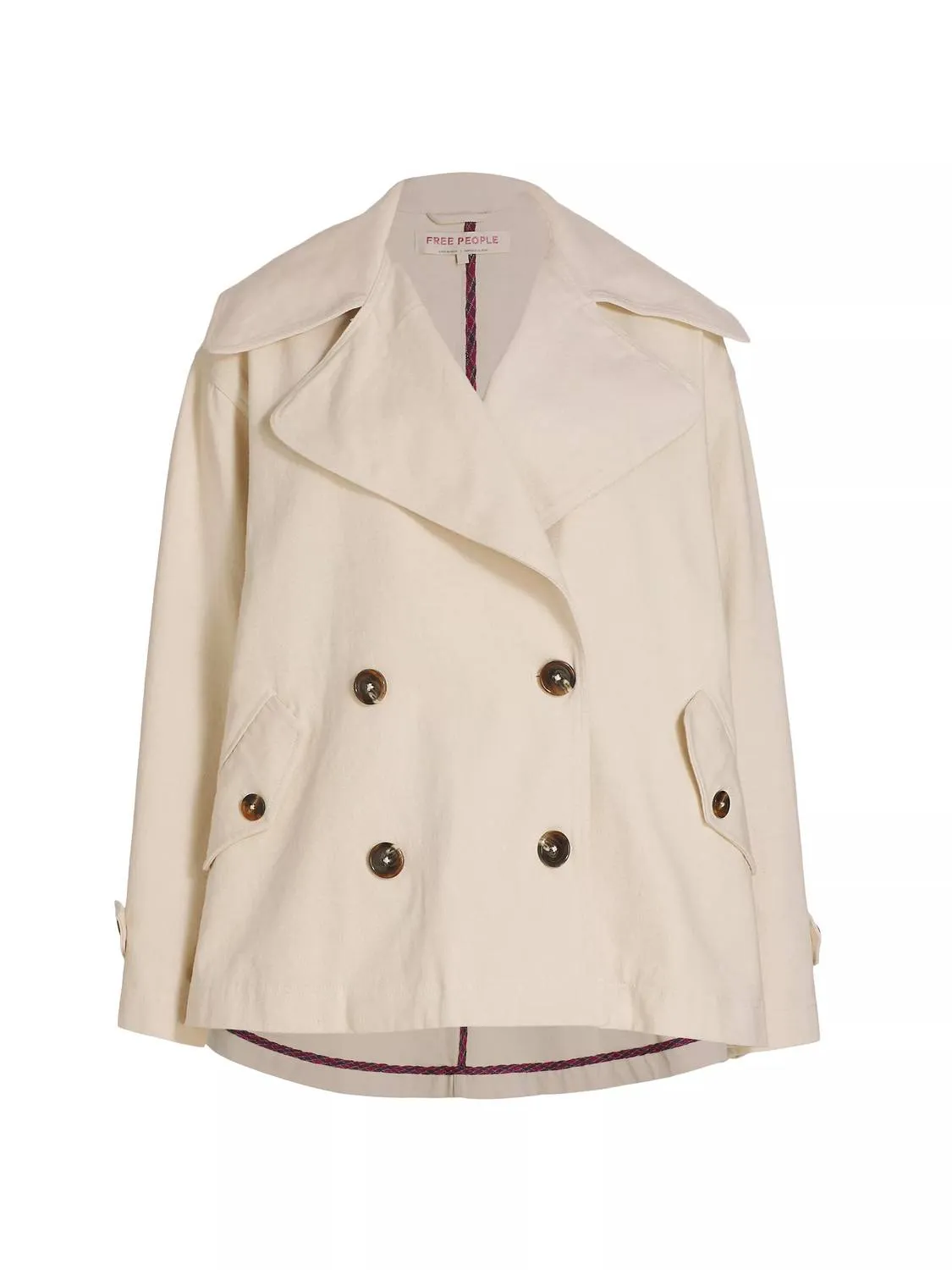 Highlands Double-Breasted Jacket In Ivory