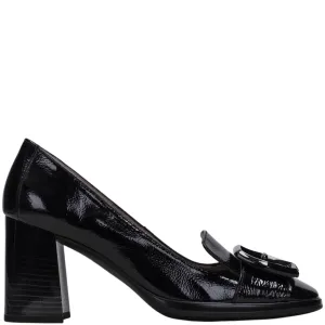 Hispanitas Black Patent Leather High Heeled Shoes