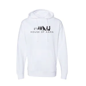 HOA Logo White Hoodie