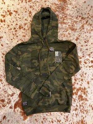 Howitzer Camo Pledge Flag Hoodie