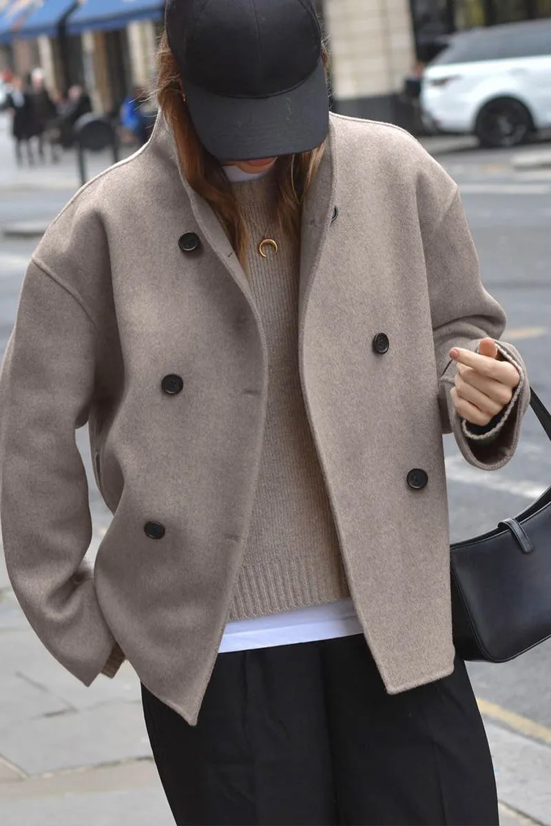 HWT1077 City Stroll Peacoat Outerwear