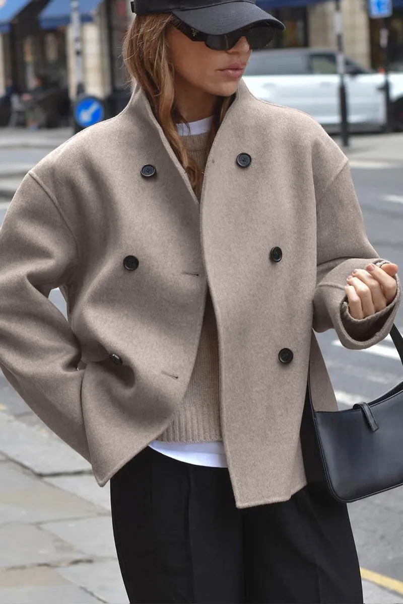 HWT1077 City Stroll Peacoat Outerwear