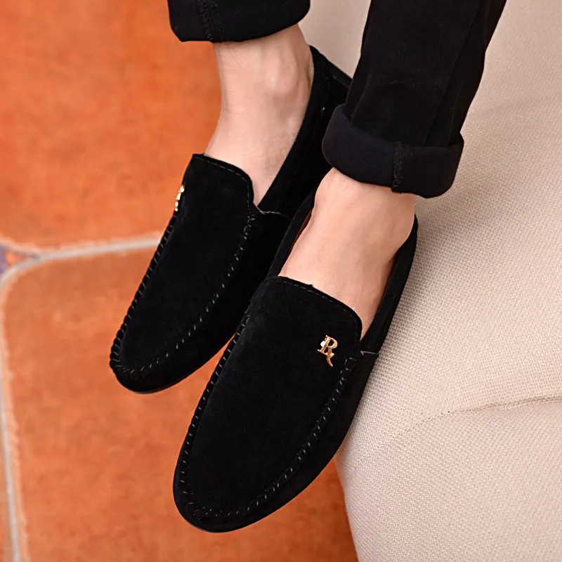 INSTOCK-Men's beanie shoes, Korean style trendy men's shoes,