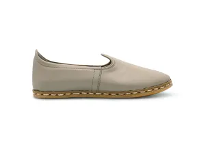 Ivory Leather Loafers