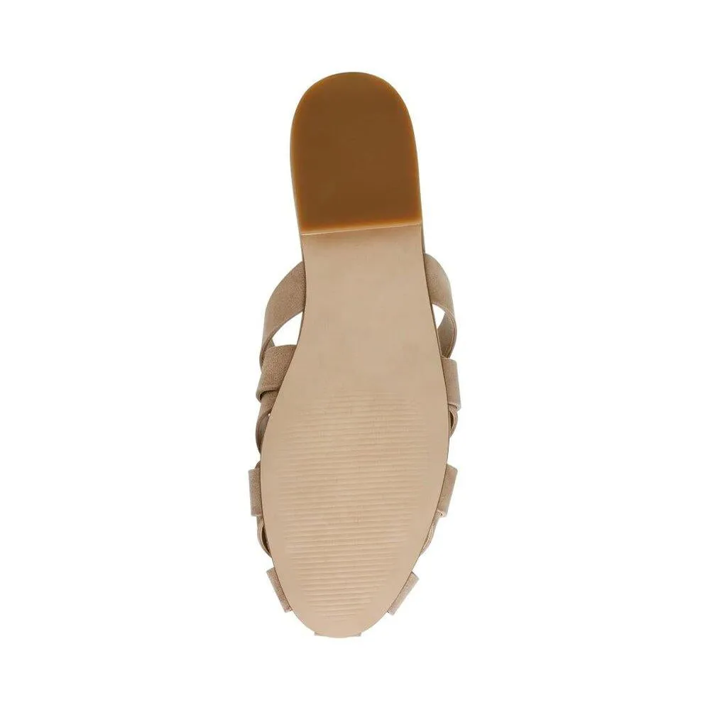 Jansen Sand Suede Fisherman Slip On Loafers