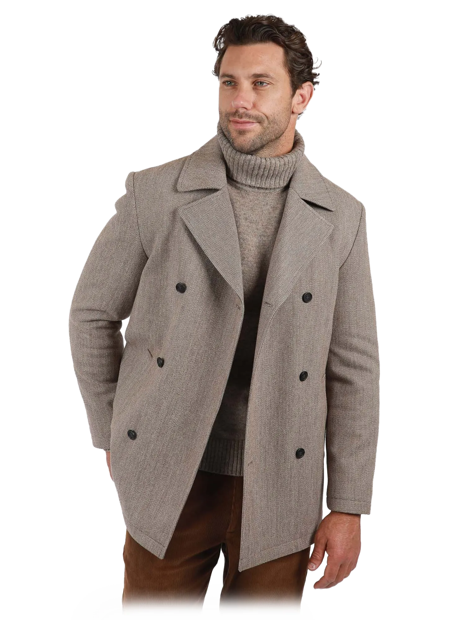 JHJ131-Padded DB Peacoat Mini