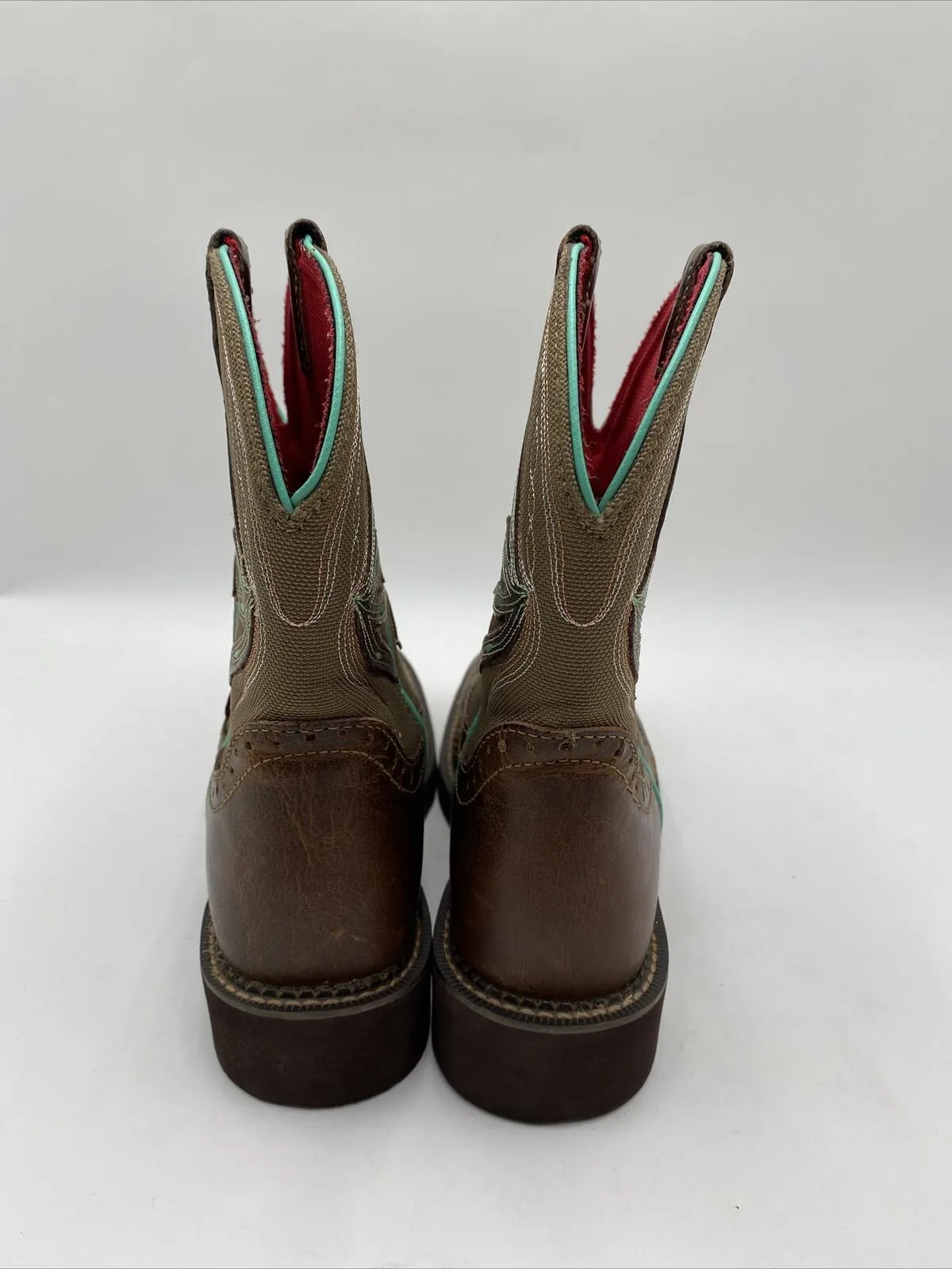 Justin Women's Nettie Western Boots Brown Size 7.5B