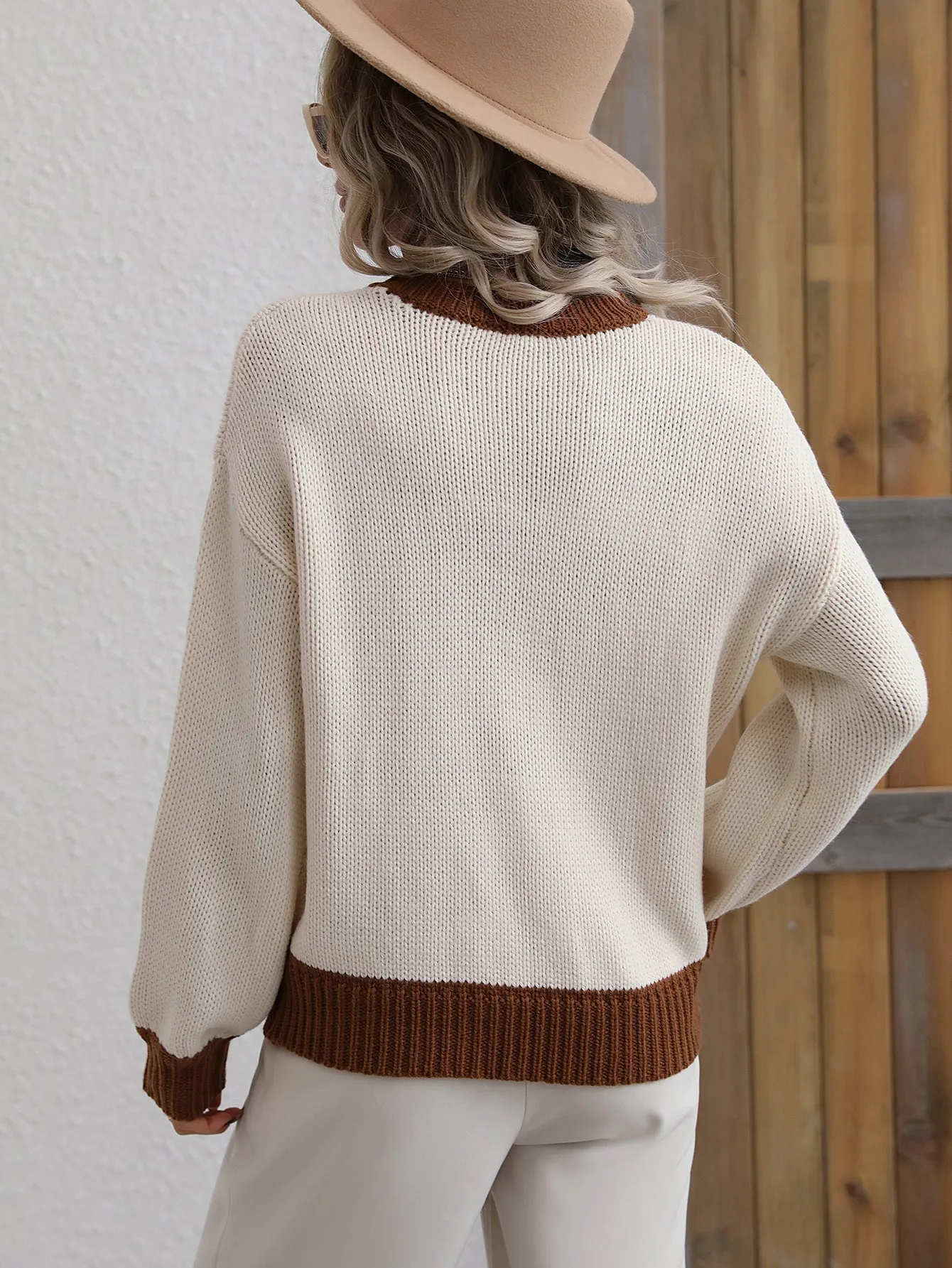 Kasmere Knit Sweater - Brown