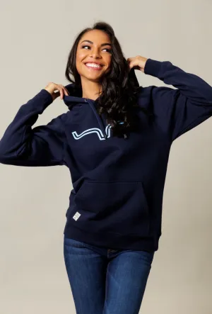 Kimes Ranch Outlier Hoodie-Navy