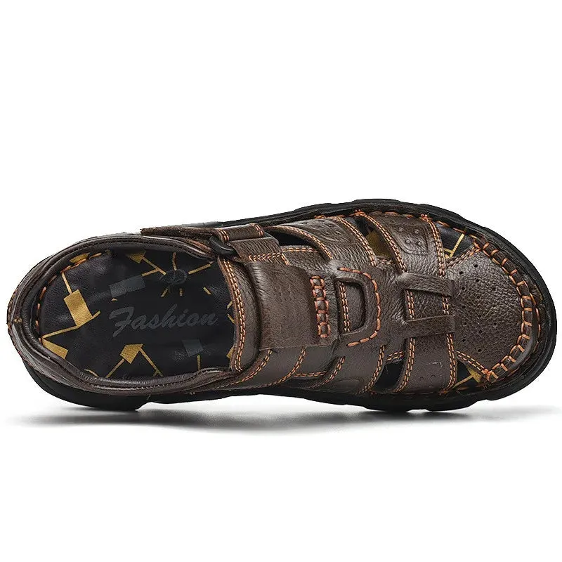 Klassische Ledersandalen für Herren