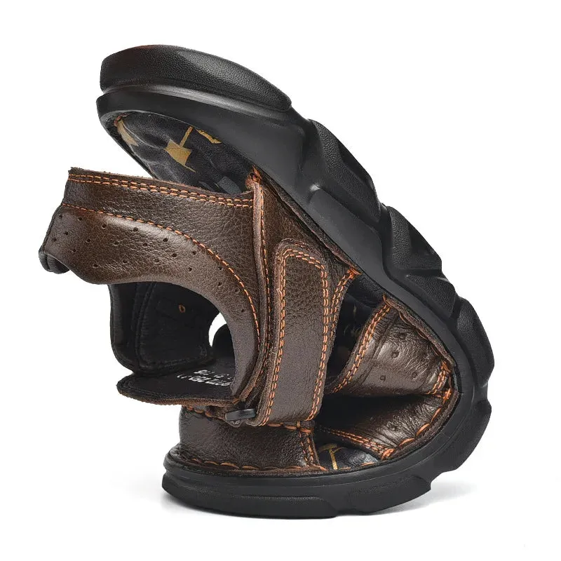 Klassische Ledersandalen für Herren
