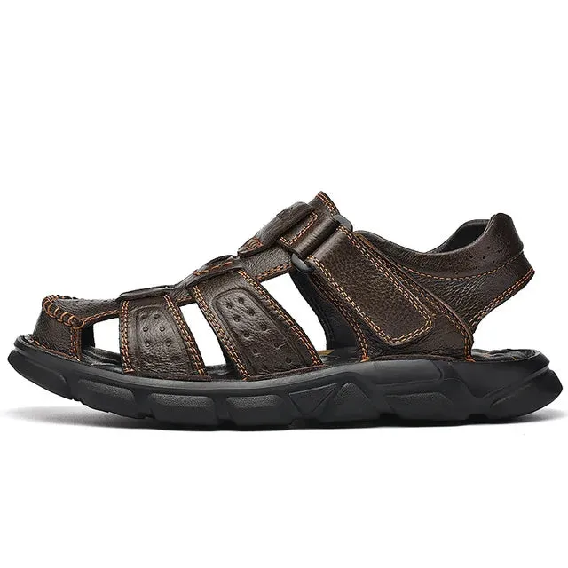 Klassische Ledersandalen für Herren