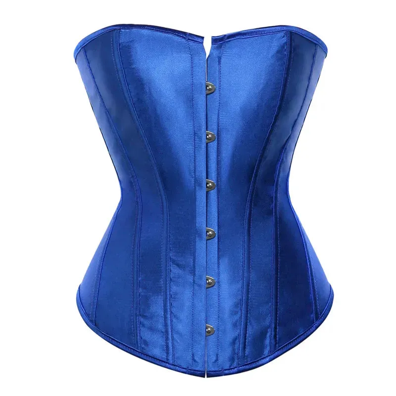 L Overbust Corset Plus Size Sexy Corselet Corsets and Bustiers Tops Red Black Pink Purple White Gothic Lingerie Women
