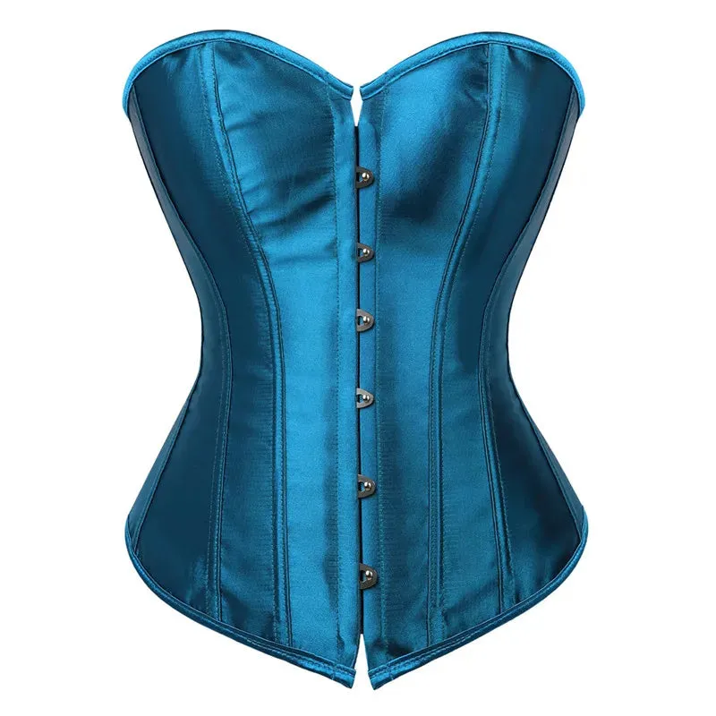 L Overbust Corset Plus Size Sexy Corselet Corsets and Bustiers Tops Red Black Pink Purple White Gothic Lingerie Women