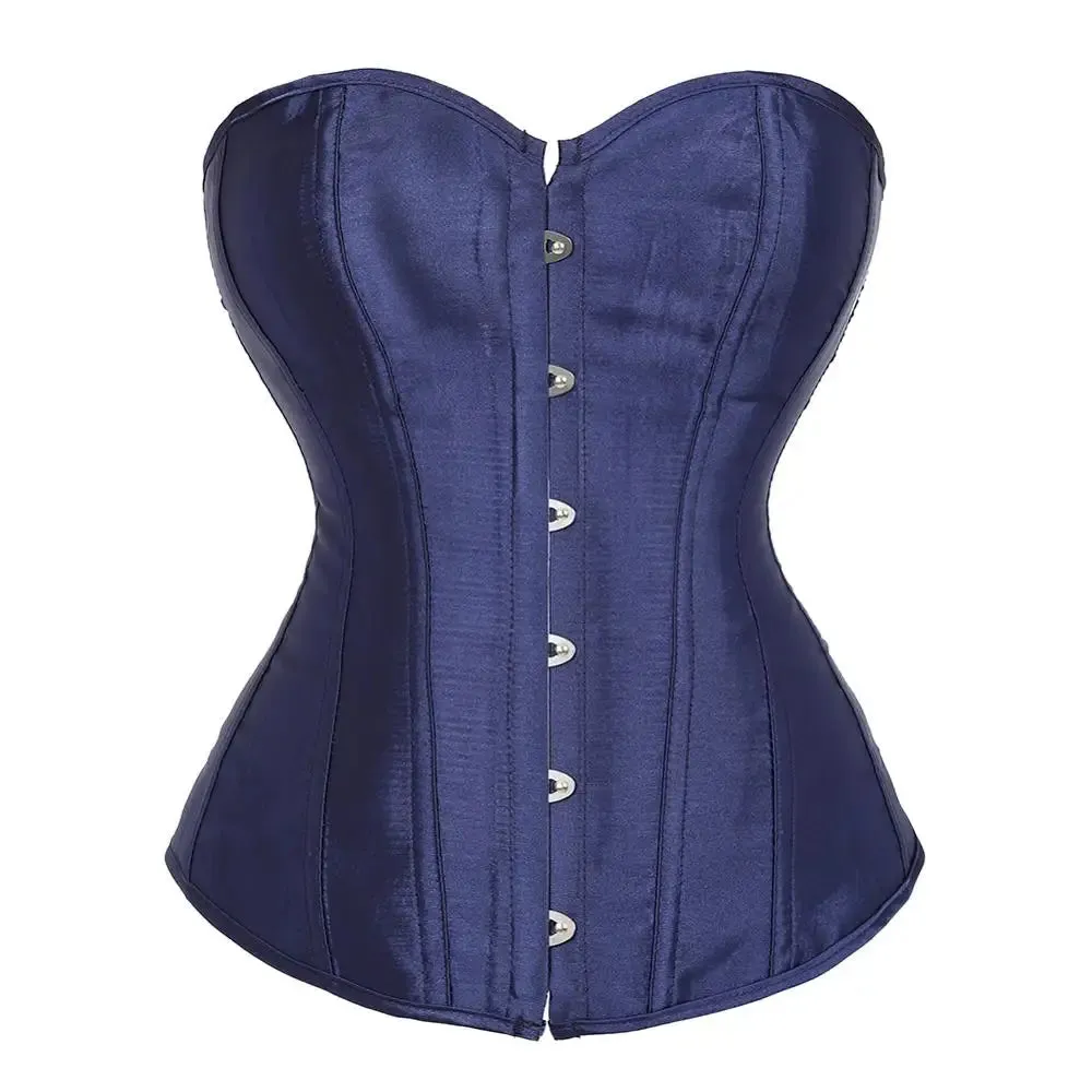 L Overbust Corset Plus Size Sexy Corselet Corsets and Bustiers Tops Red Black Pink Purple White Gothic Lingerie Women