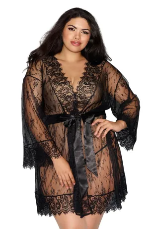 Lace Kimono Robe