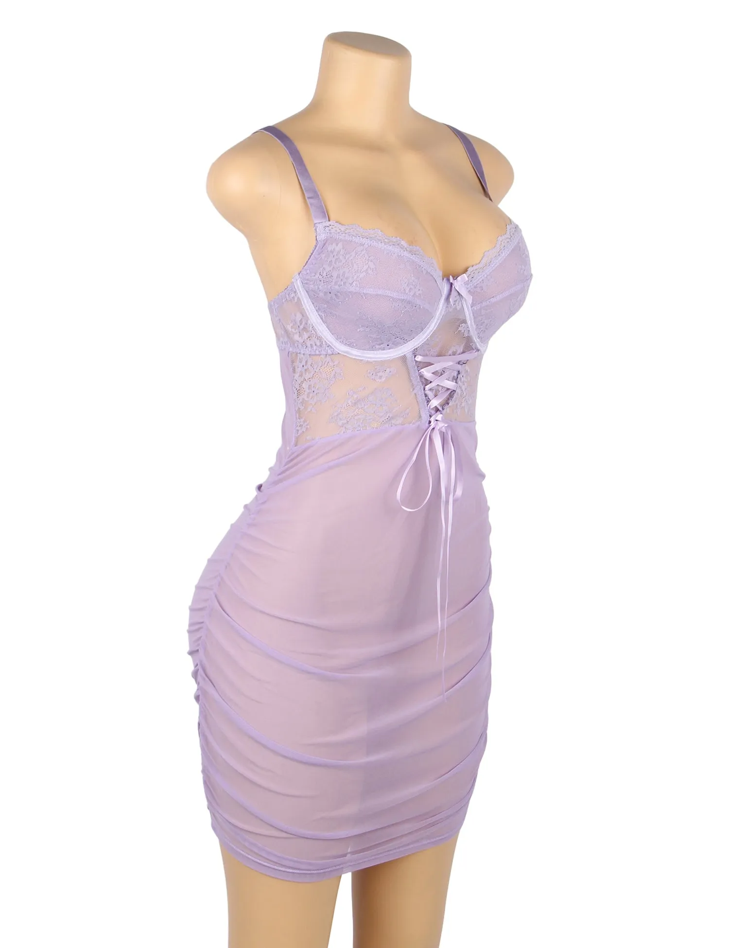 Lace Mesh Sexy Push Up Suspenders Nightdress Egypt