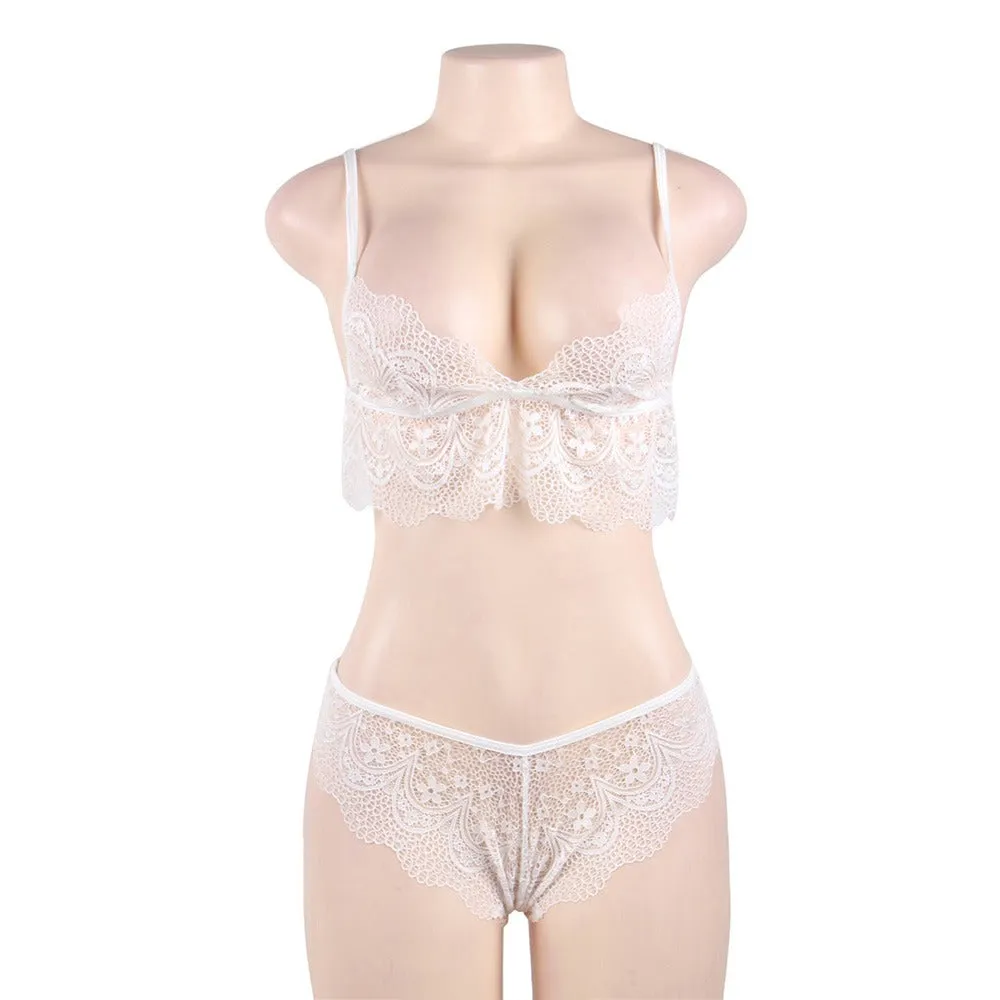 Lace Temptation 2pcs Bralette Lingerie Egypt Set