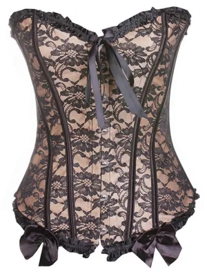 Lacy Cinch Front Corset Top