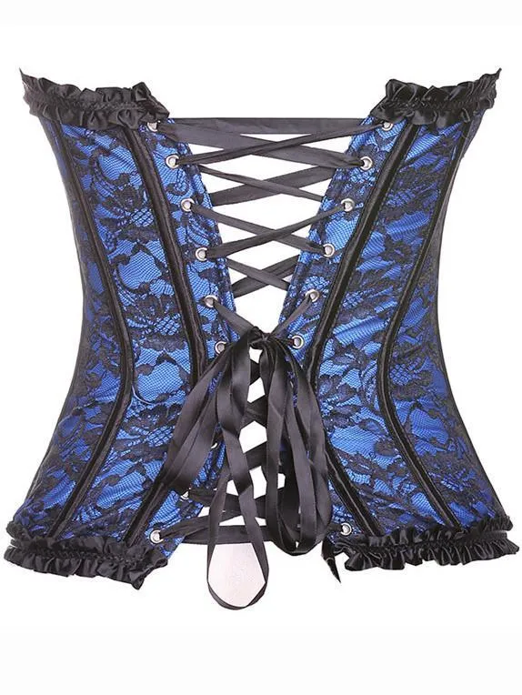 Lacy Cinch Front Corset Top