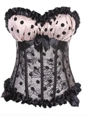 Lacy Dots Corset Top