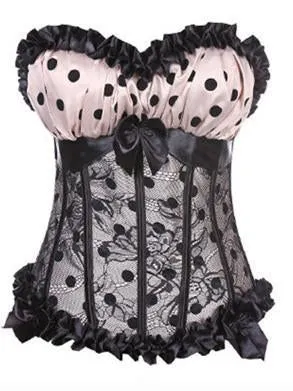 Lacy Dots Corset Top