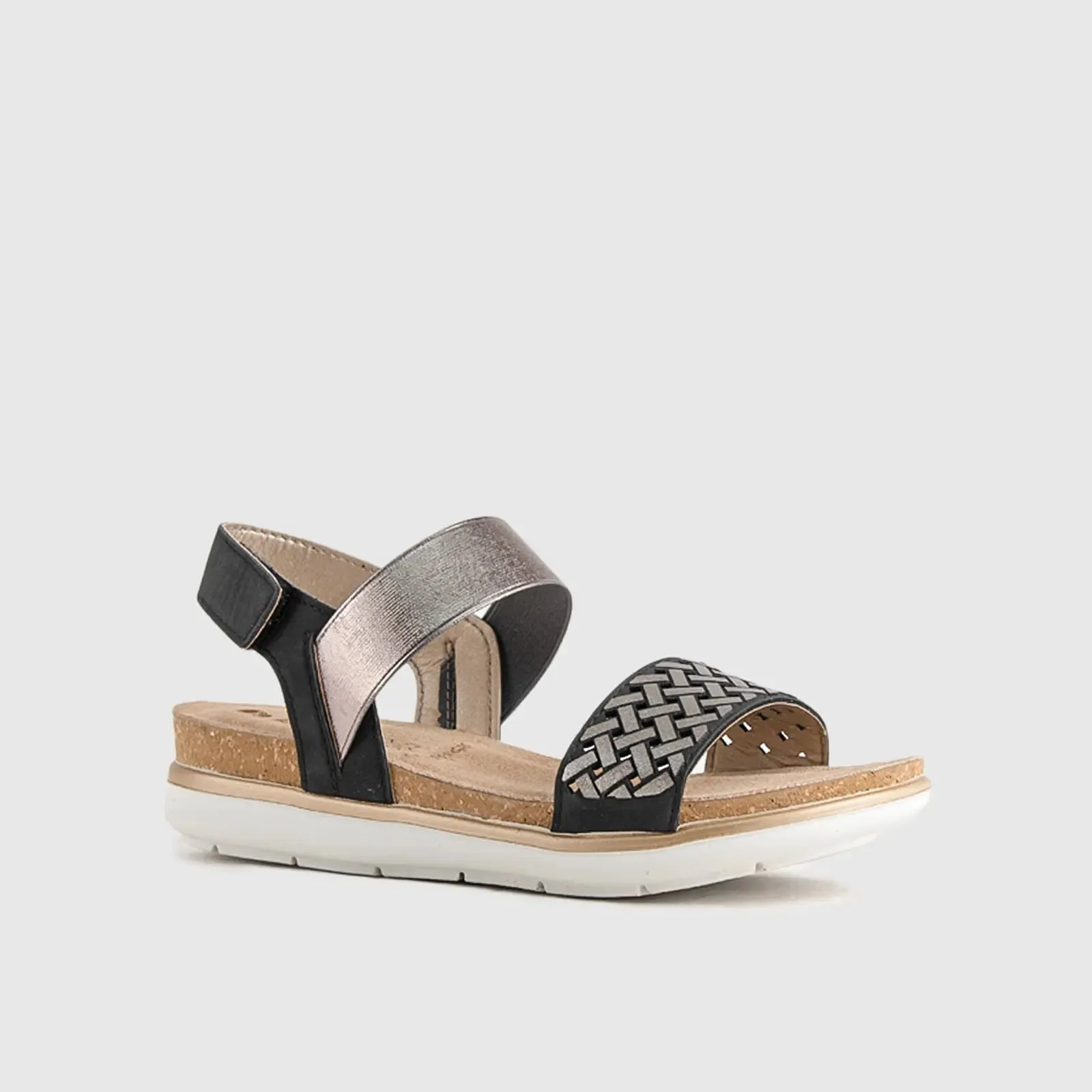 Ladies Comfort Sandals PG025 Black