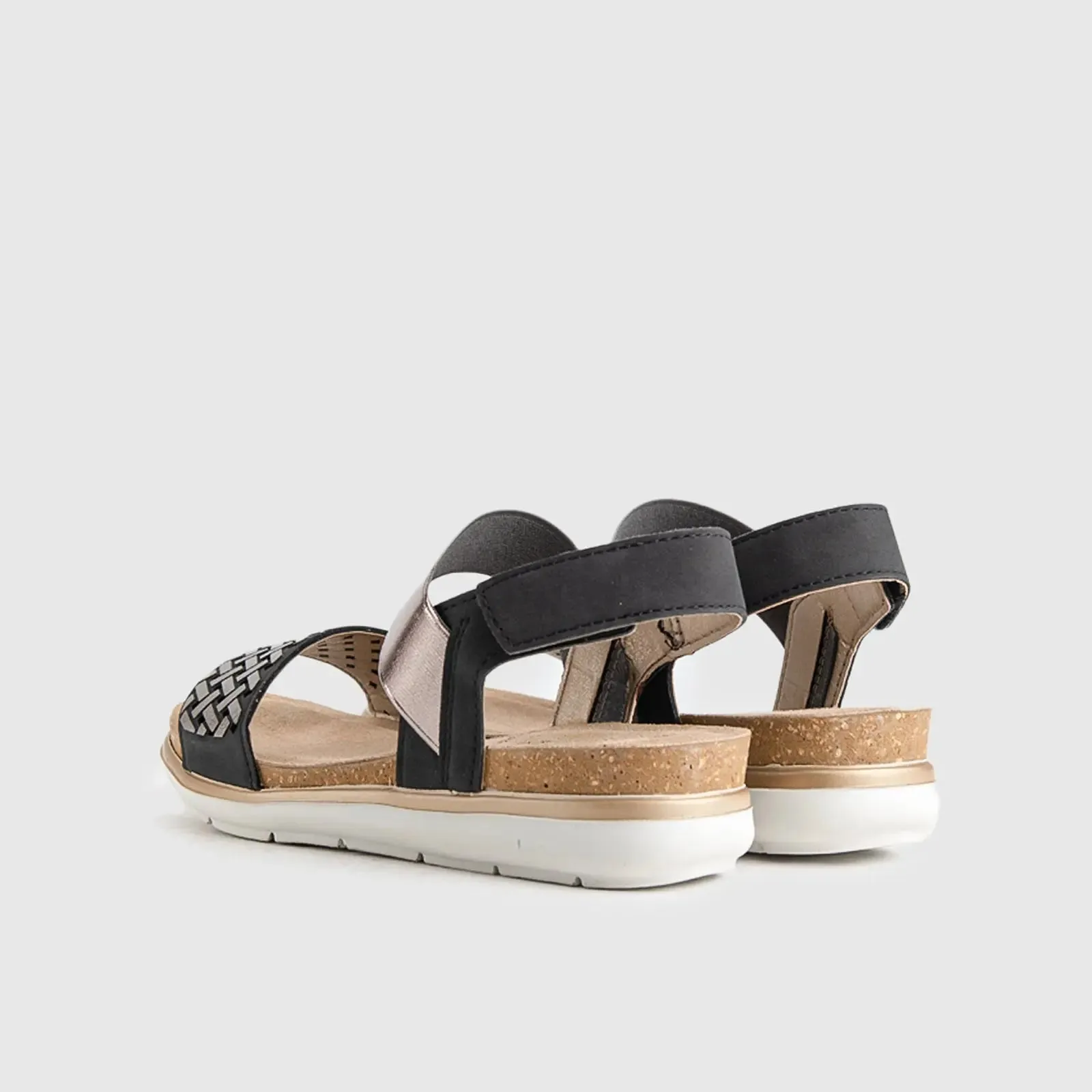 Ladies Comfort Sandals PG025 Black