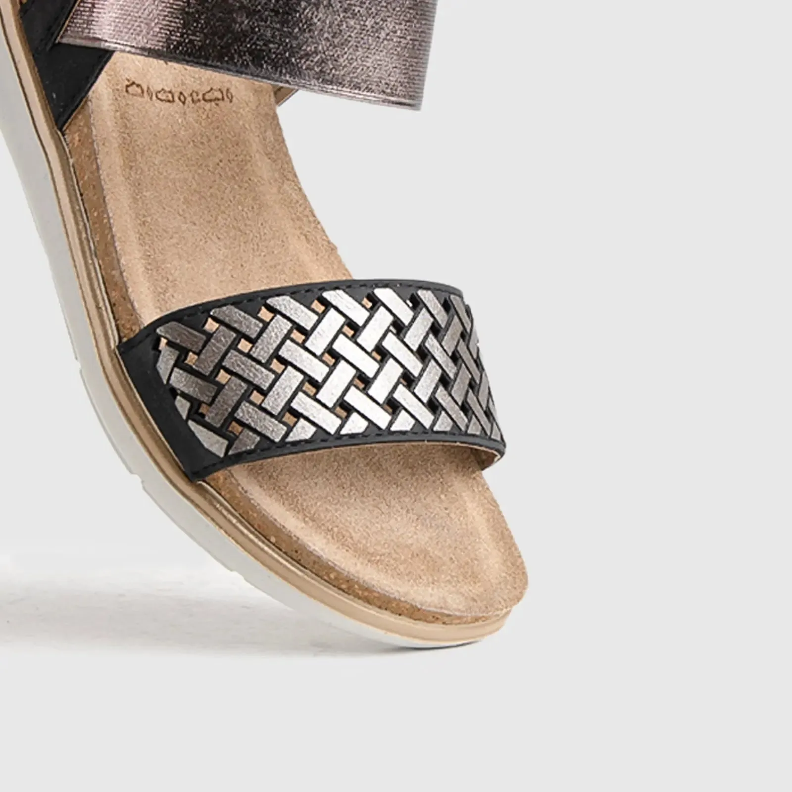 Ladies Comfort Sandals PG025 Black