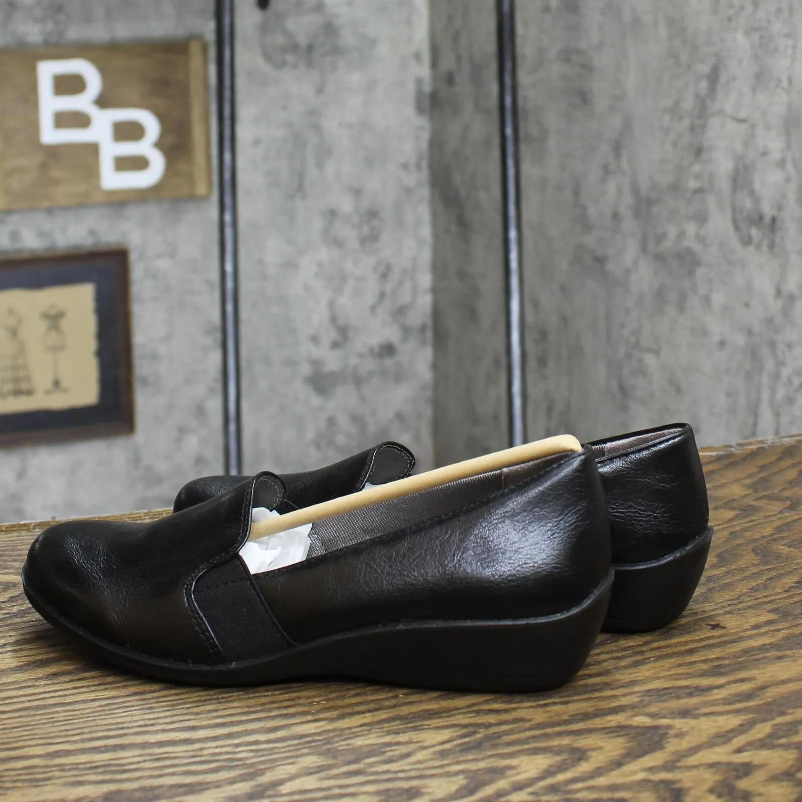 Lifestride Women's Isabelle Slip-on Loafers E3472S3 Black 6M