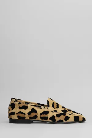 Loafers in Animalier suede