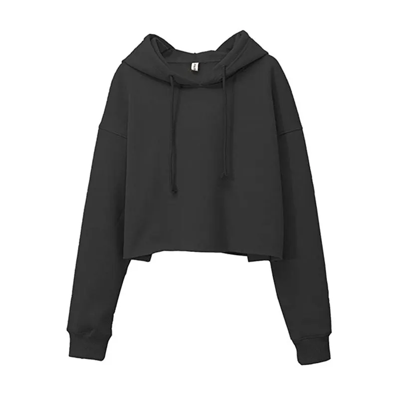 Long Sleeve Cropped Hoodie