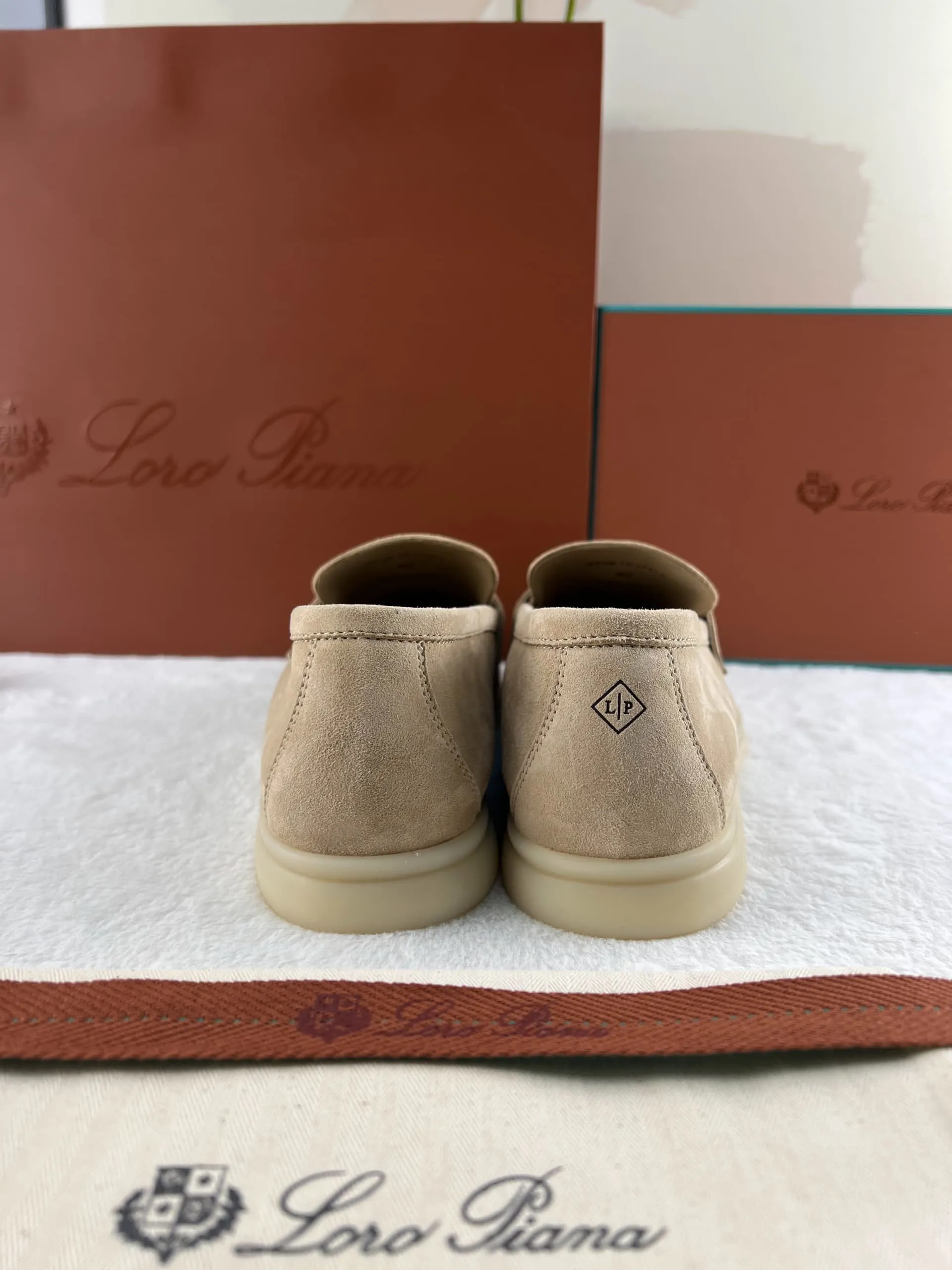 Loro Piana Summer Magic Walking Shoes - Sandstone