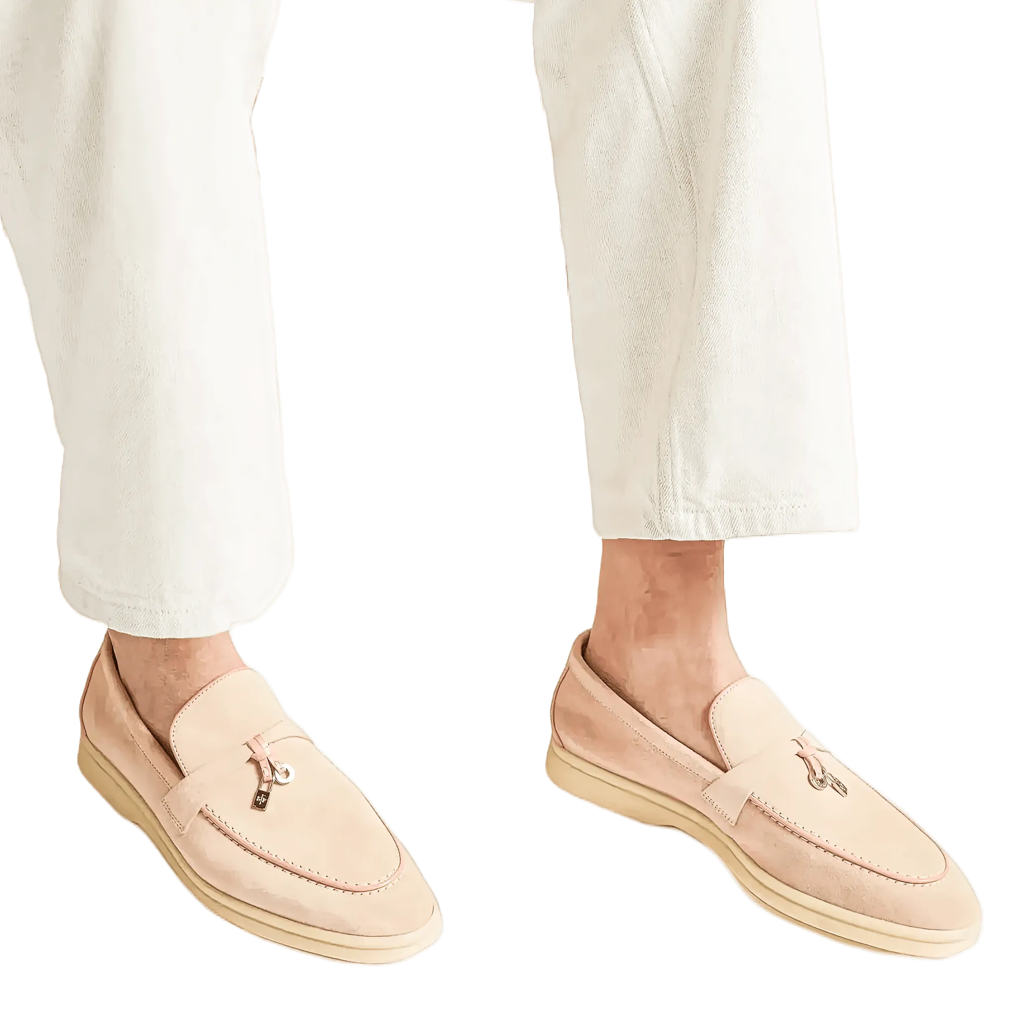 Loro Piana Women's Summer Charms Walk Loafers (Suede, Suede Goatskin)