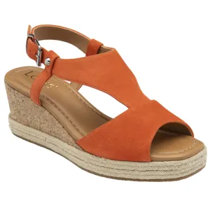Lotus Madalene Orange Sandals
