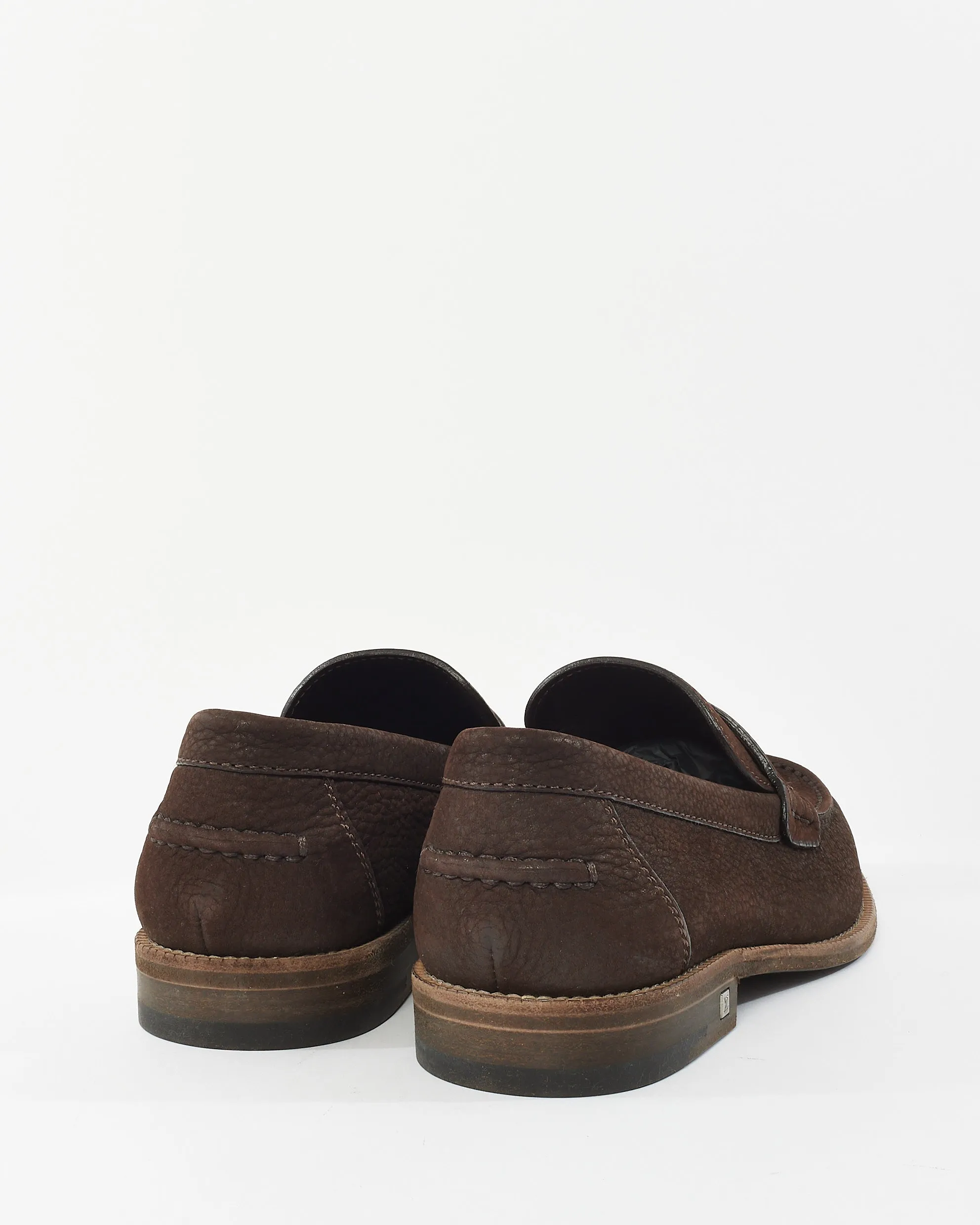Louis Vuitton Brown Suede Loafers - 7.5MEN