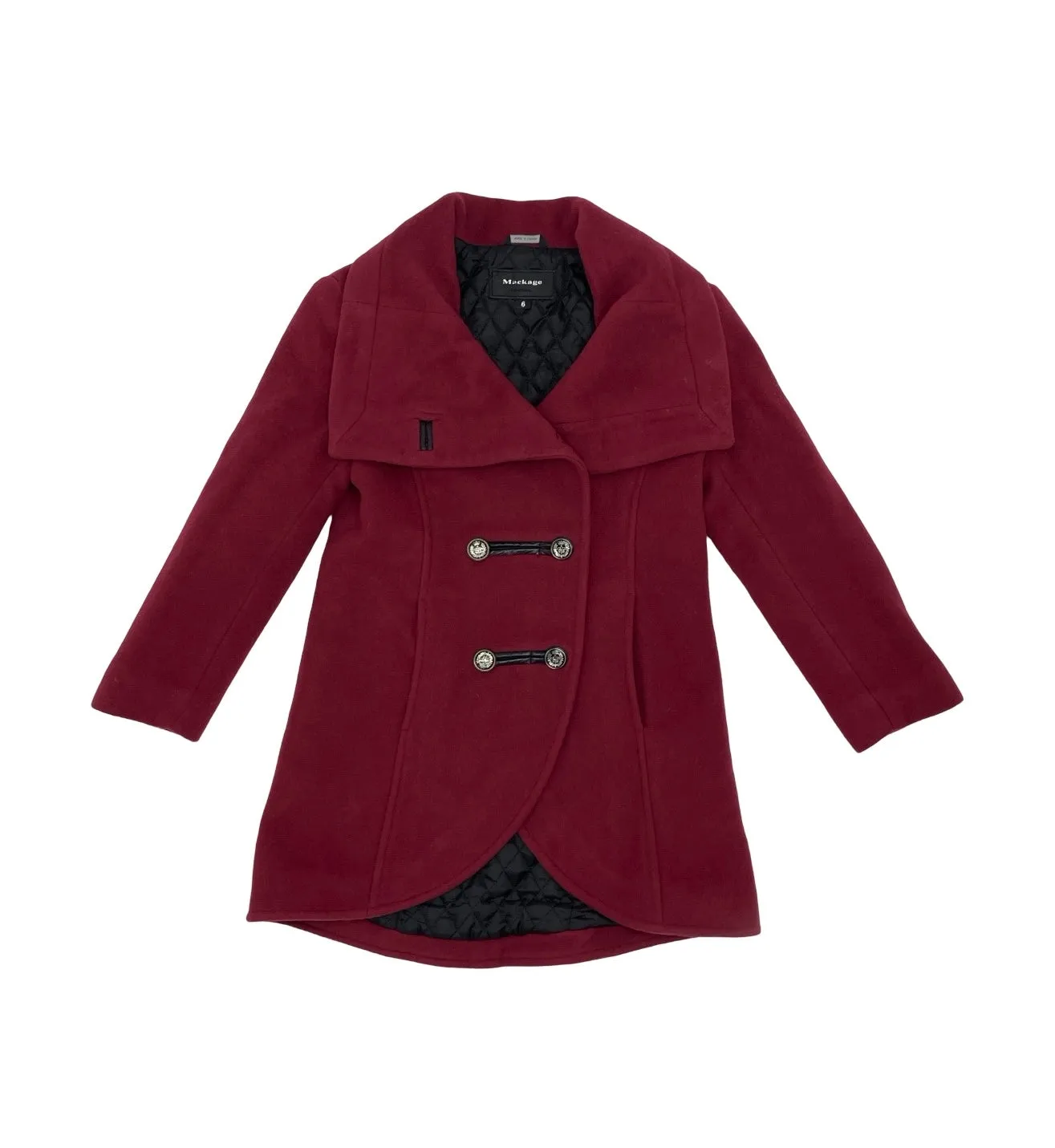 Mackage wool/cashmere peacoat - 6