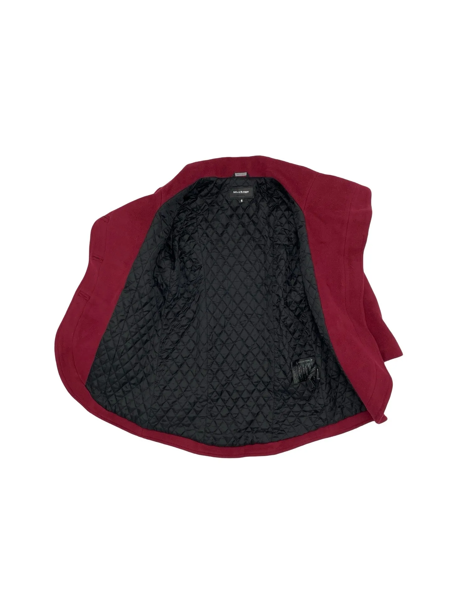 Mackage wool/cashmere peacoat - 6