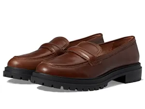 Madewell The Bradley Lugsole Loafer in Leather - Slip on Style with Slight Heel, Comfortable and, Trendy Loafers Stable 6.5 M
