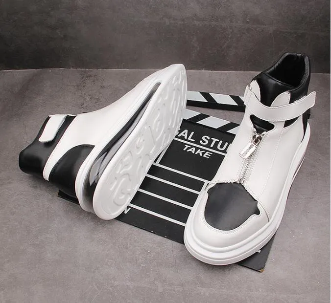Men casual shoes Hip-hop height Increasing shoes