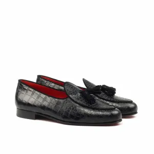 MEN Slippers - Exotic Black