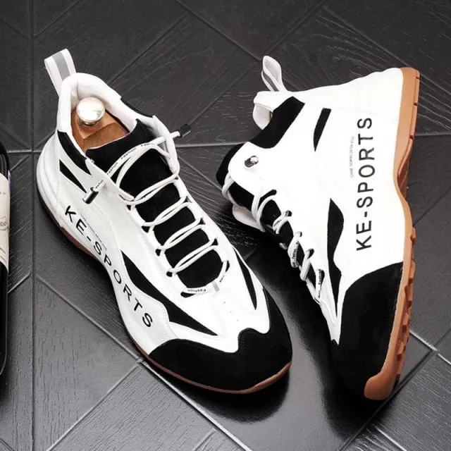 Men  Suede Mixed Casual Shoes