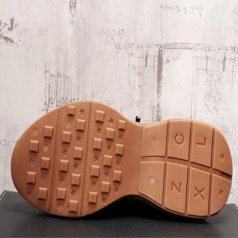 Men  Suede Mixed Casual Shoes