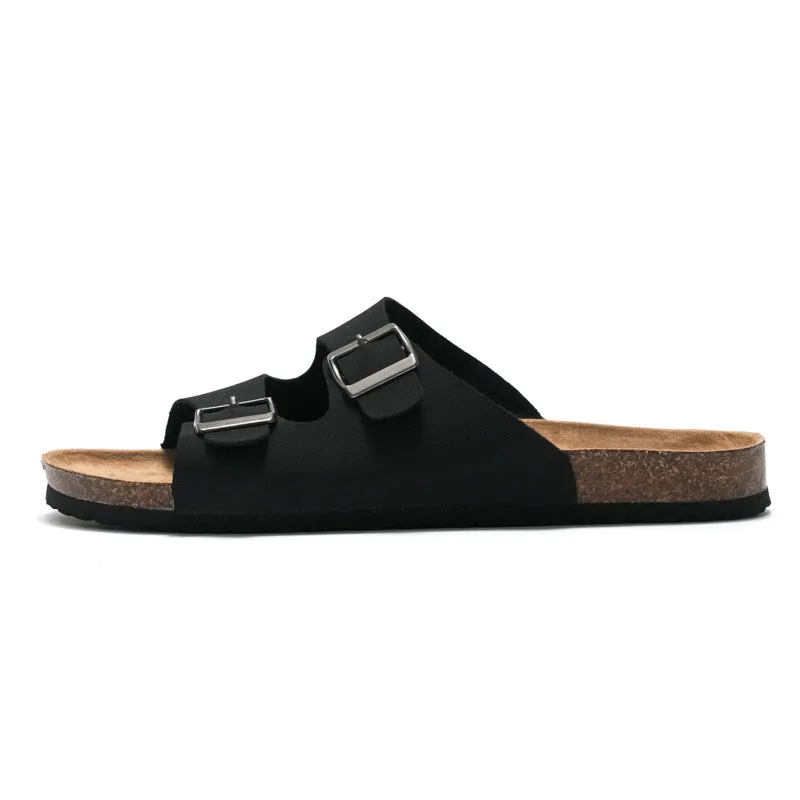 Men’s and Women’s Cork Slippers for Spring and Summer