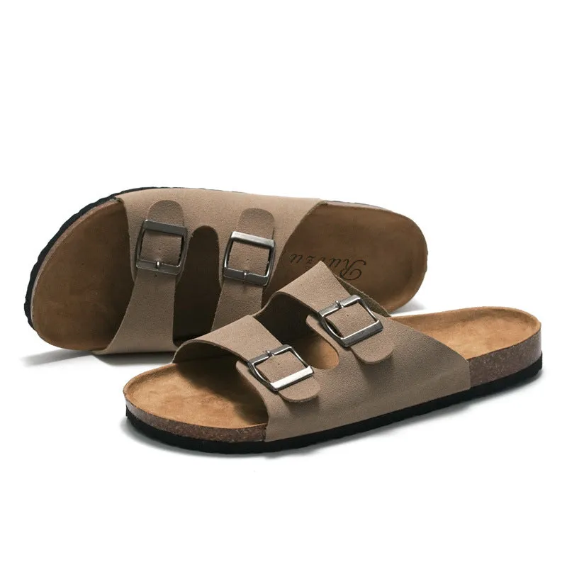 Men’s and Women’s Cork Slippers for Spring and Summer